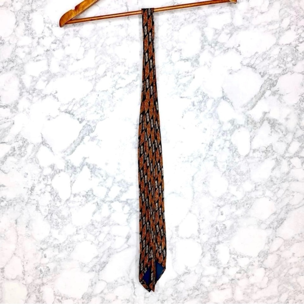 Vintage Silk Celtic Knotwork Pattern Handmade Men… - image 6